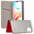 Etui do Samsung Galaxy A55 5G, Smart Magnet, czerwone + Szkło 9H