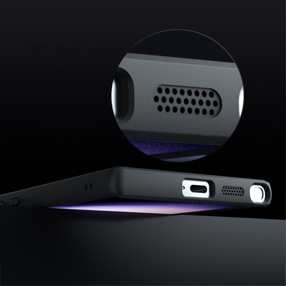 Etui ERBORD do Samsung Galaxy S24 Ultra, Matte Case, do MagSafe, czarne