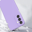 Etui do Samsung Galaxy M15 5G, Silicone Lite, fioletowe