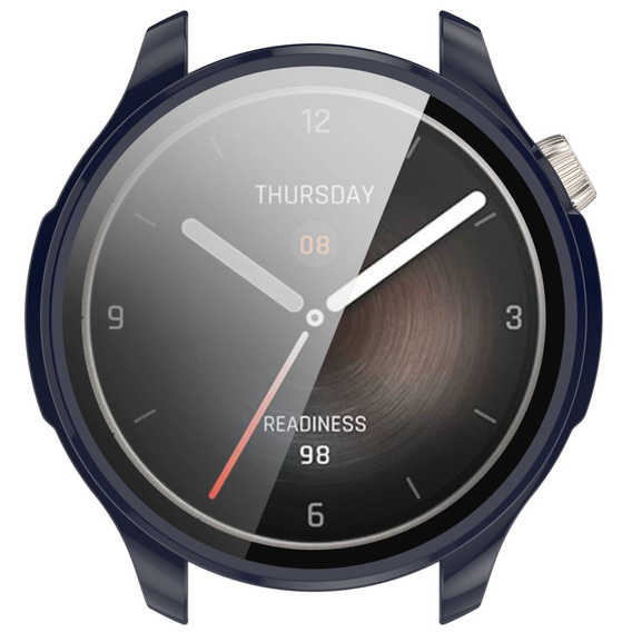 2w1 Etui + Szkło Hartowane do Amazfit Balance, Granatowe