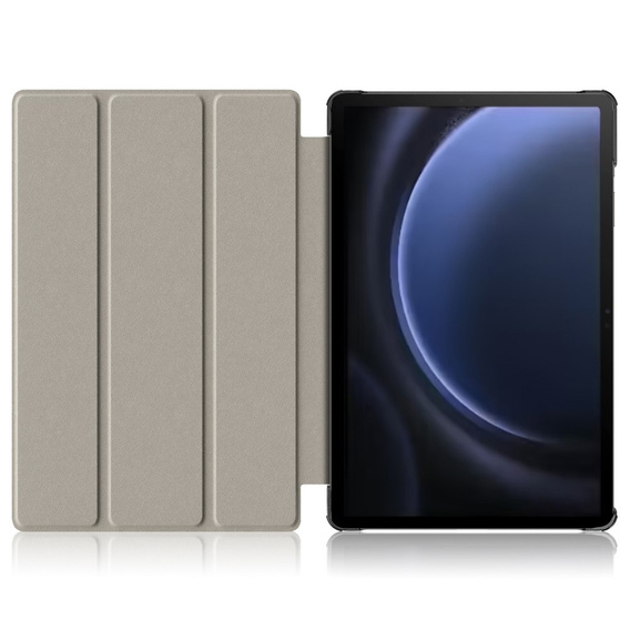 Etui do Samsung Galaxy Tab S9 FE+ Plus, Smartcase z miejscem na rysik, czarne