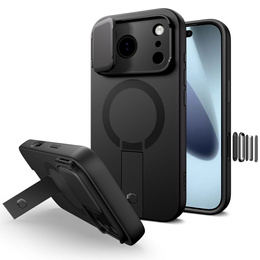 Etui ochronne Tech-Protect Kevlar Aura z funkcją podstawki i MagSafe do iPhone 17 Pro Max