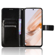 Etui z klapką do Xiaomi Redmi 13, Crazy Horse Wallet, czarne