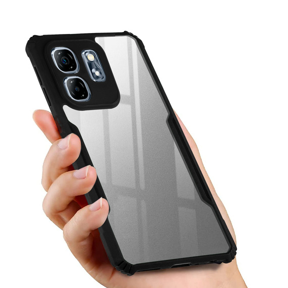 Etui do Infinix Hot 50i 4G, AntiDrop Hybrid, czarne