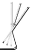 Etui z klawiaturą do iPad Air 10.9" 2022/2020 (5/4 gen.) / Pro 11" 2022/2021/2020/2018 (4/3/2/1 gen.), Dux Ducis MK Series, czarne