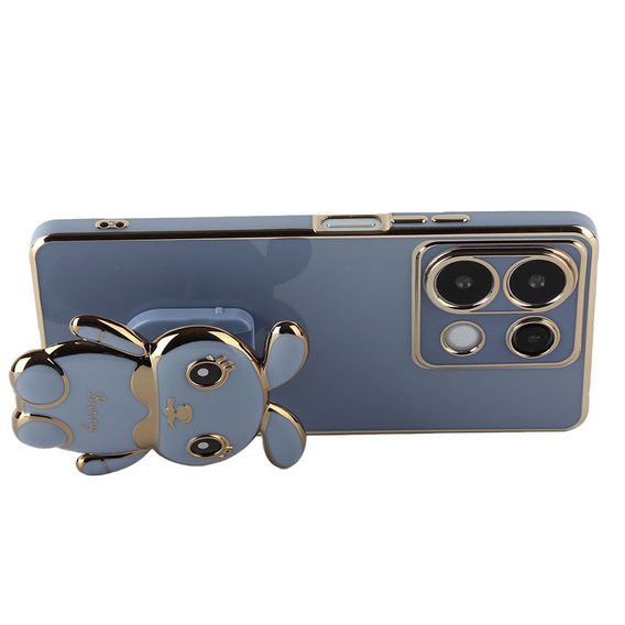 Etui do Xiaomi Redmi Note 13 Pro 5G, Rabbit, niebieskie + Szkło Hartowane 9H