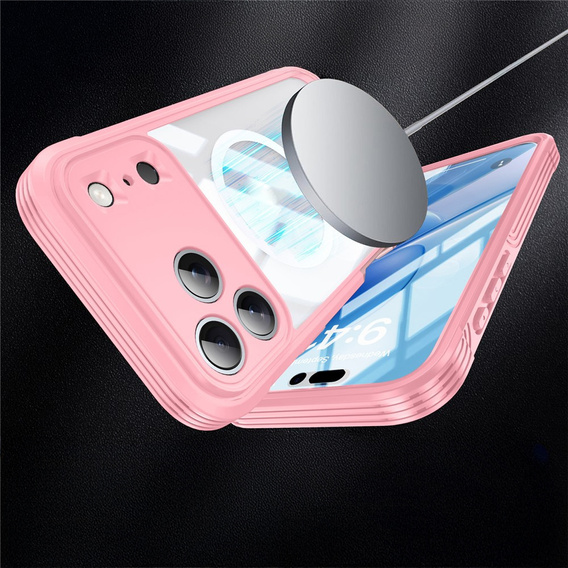 Etui Shockproof ze szkłem do MagSafe do iPhone 17 Pro Max