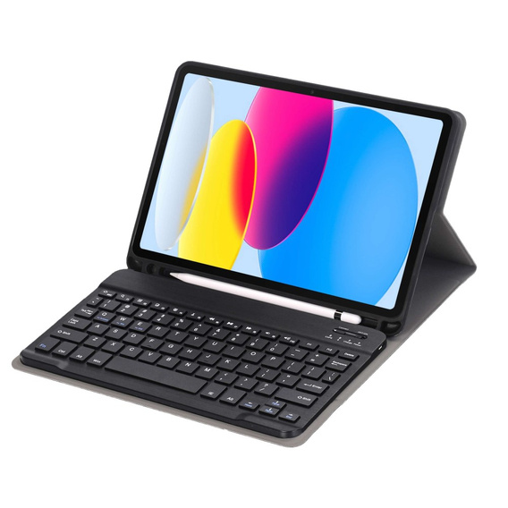Etui z klawiaturą do iPad 11" 2025 A16 (11 gen.) / iPad 10.9" 2022 (10 gen.), Pen Slot, czarne