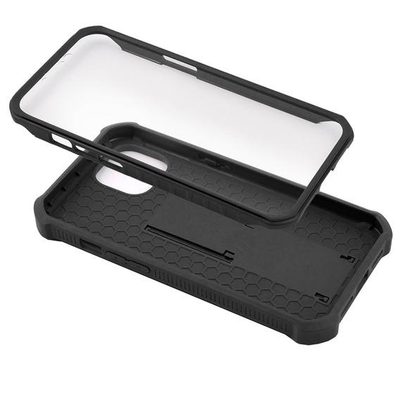 Etui pancerne do iPhone 13 / 14, Dexnor Full Body, czarne