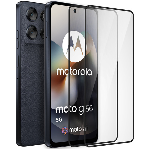 2x Szkło Hartowane ERBORD 3D do Motorola Moto G56 5G – ochrona całego ekranu