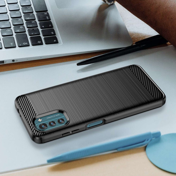 Etui do Nokia G11 / G21, Karbon, czarne