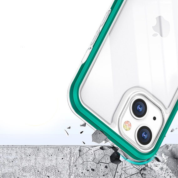 Etui ERBORD do iPhone 13 Mini, Hybrid Frame, Dark Green