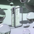 Etui Ringke do Samsung Galaxy S23 FE, Fusion, Przezroczyste / Czarne