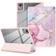 Etui Smartcase Hybrid do Lenovo Tab M11, z miejscem na rysik – różowe Marble