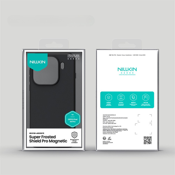 Etui Nillkin Frosted Shield Pro MagSafe do Oppo Find X9 Pro