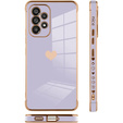 Etui do Samsung Galaxy A53 5G, Electro heart, fioletowe