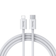BENKS Kabel Type-C do Lightning 27W / 3A 100cm, biały
