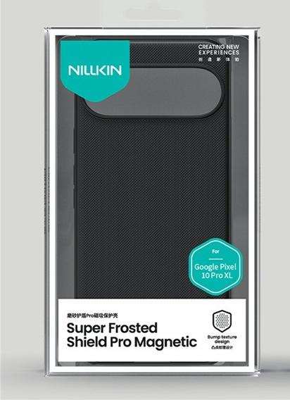Etui Nillkin Frosted Shield Pro MagSafe do Google Pixel 10 Pro XL – czarne, magnetyczne, wzmocniona ochrona