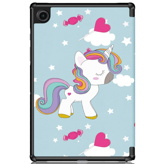Etui do Samsung Galaxy Tab A8 10.5 X200 X205, Jednorożec