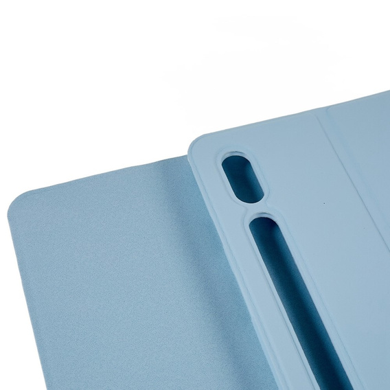 Etui z klawiaturą do Samsung Galaxy Tab S7 T870/T875 / S8, Pen Slot, niebieskie