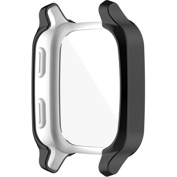 2w1 Etui z Osłoną na ekran do Garmin Venu Sq, Czarny