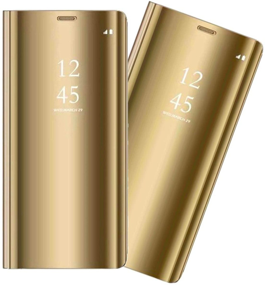 Etui do Samsung Galaxy A52 / A52s, Clear View, złote