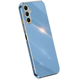 Etui do Samsung Galaxy M15 5G, Glamour CamShield, niebieskie