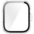 2w1 Etui z twardą ramką i szkłem hartowanym do Huawei Watch Fit 4 Pro - przezroczyste