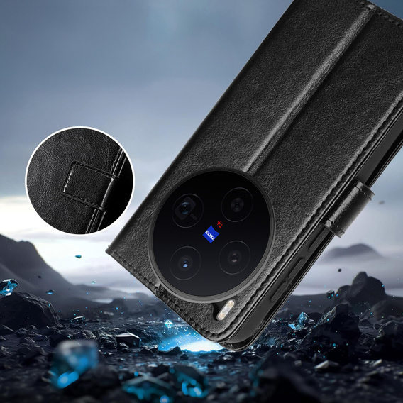 Etui z klapką Crazy Horse Wallet do Vivo X300