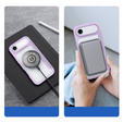 Etui Dux Ducis do iPhone 17 Air, Skin X Pro,  z klapką, do MagSafe, fioletowe