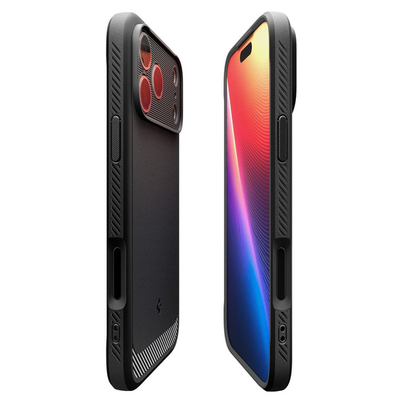 Etui Spigen Rugged Armor MagSafe do iPhone 17 Pro, Matte Black