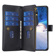 Etui z klapką do Xiaomi Redmi 13C / Poco C65, Wallet Zipper Pocket, czarne
