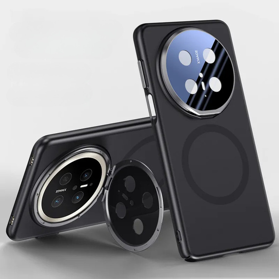 Etui do Honor Magic 7 Pro, Kickstand, do MagSafe, czarne