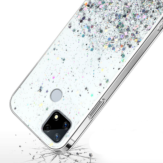 Etui do Realme 7i, Glittery, przezroczyste
