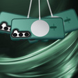 Etui do Samsung Galaxy S21 FE, do MagSafe, ERBORD Matt Case, zielony + Szkło na ekran