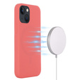 Etui do iPhone 13, Silicone MagSafe, różowe