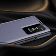 Etui z klapką do Samsung Z Fold5 5G, Smart View Wallet, lawendowe
