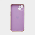 Etui do Apple iPhone 13, Electro heart, fioletowe