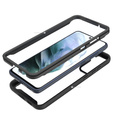 Etui do Samsung Galaxy S21 FE, Shockproof, z folią, czarne