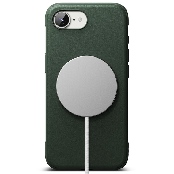 Etui Ringke do iPhone 16E, Onyx MagSafe, zielone + Szkło hartowane