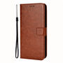 Etui z klapką do Oppo A60, Crazy Horse Wallet, brązowe