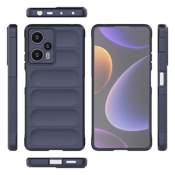 Etui do Xiaomi Poco F5 5G, Gaming Shockproof, granatowe