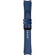 Pasek Skórzany do Samsung Galaxy Watch 4/5/6 40/42/43/44/45/46/47mm, Niebieski