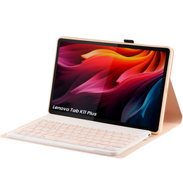 Etui z klawiaturą Bluetooth do Lenovo Tab K11 Plus – różowe