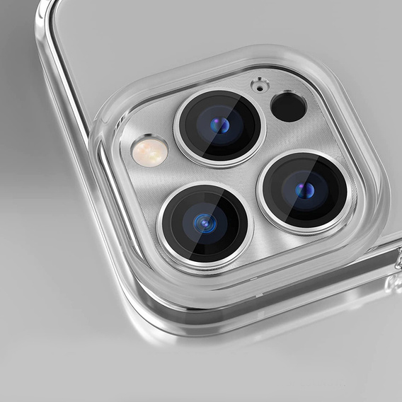 Osłona na obiektyw ENKAY do iPhone 14 Pro / 14 Pro Max, Silver