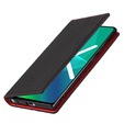 Skórzane etui do Samsung Galaxy S22, ERBORD Grain Leather, czarne