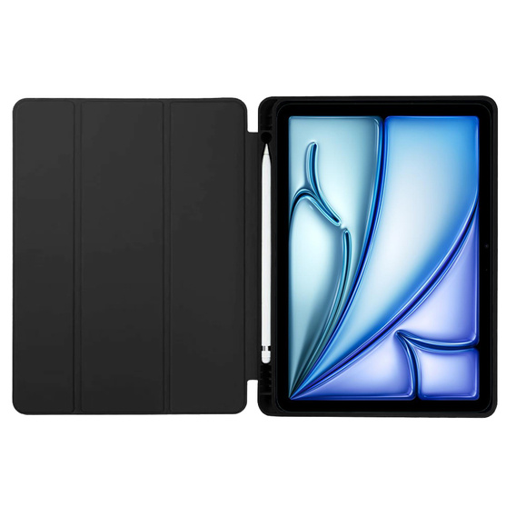 Etui do iPad Air 11" 2025/2024 (7/6 gen.), Smartcase z miejscem na rysik, czarne