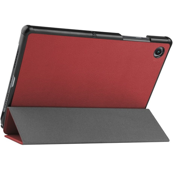 Etui do Samsung Galaxy Tab A8 10.5 SM-X200 SM-X205, Smartcase, bordowe