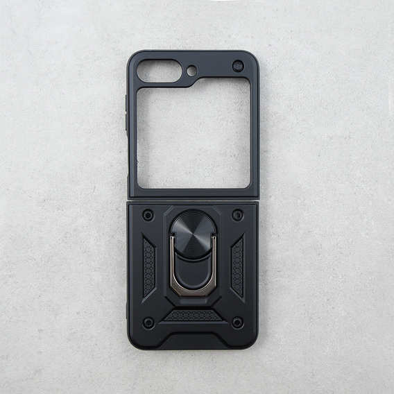 Etui pancerne do Samsung Galaxy Z Flip5 5G, Nox Case Ring, czarne