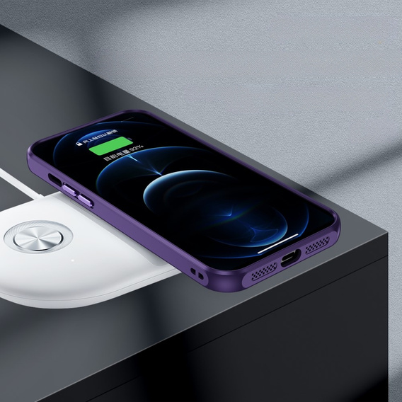 Etui do iPhone 12 Pro Max, ERBORD Impact Guard, ciemnofioletowe